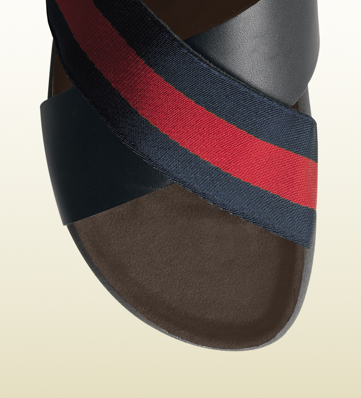 mens gucci slides blue