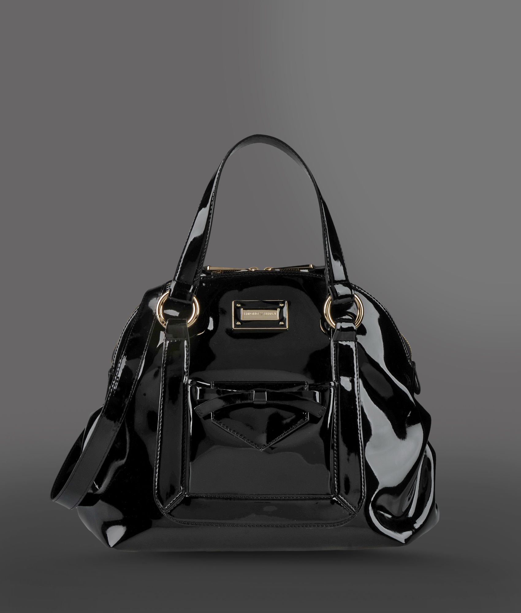 Emporio Armani Handbag with Zipper and Detachable Shoulder Strap in ...