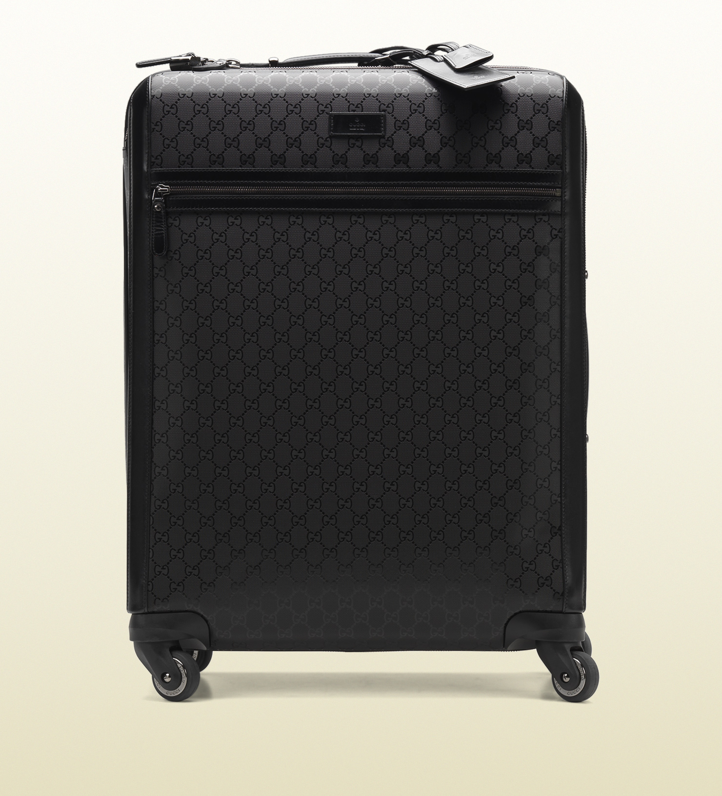 Lyst Gucci Four Wheel Trolley Suitcase in Black for Men