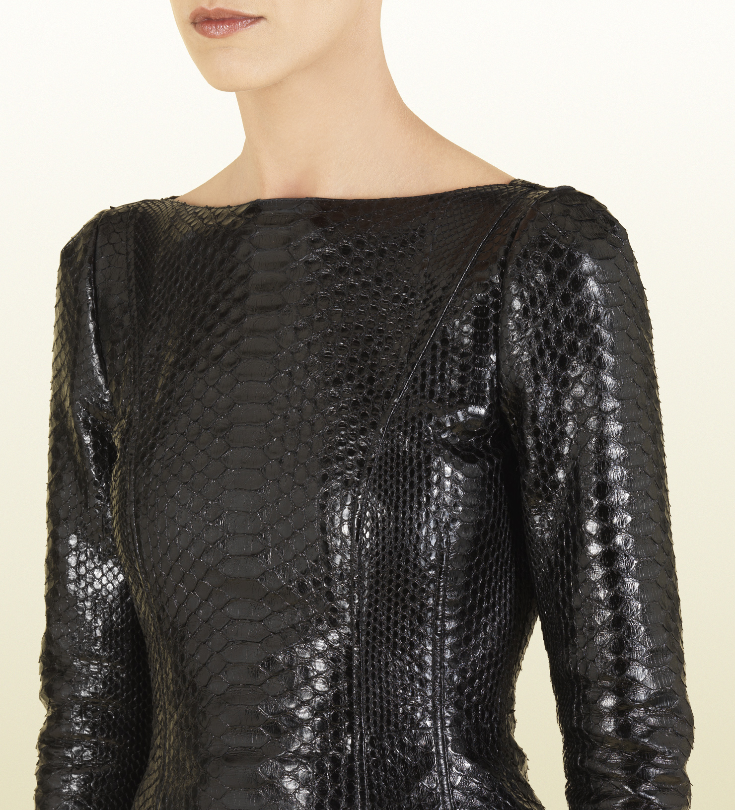 shiny python black