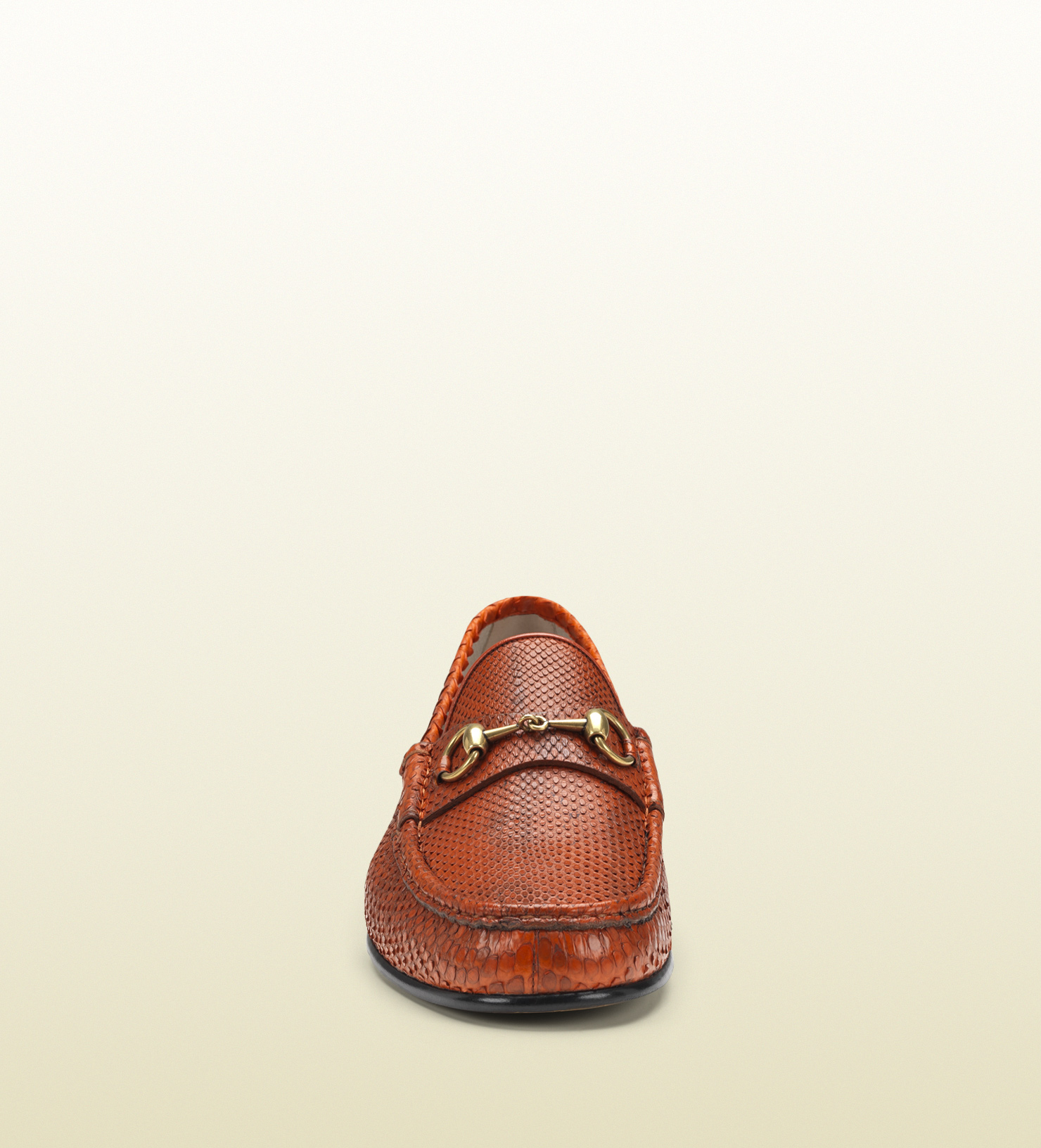 gucci python loafer