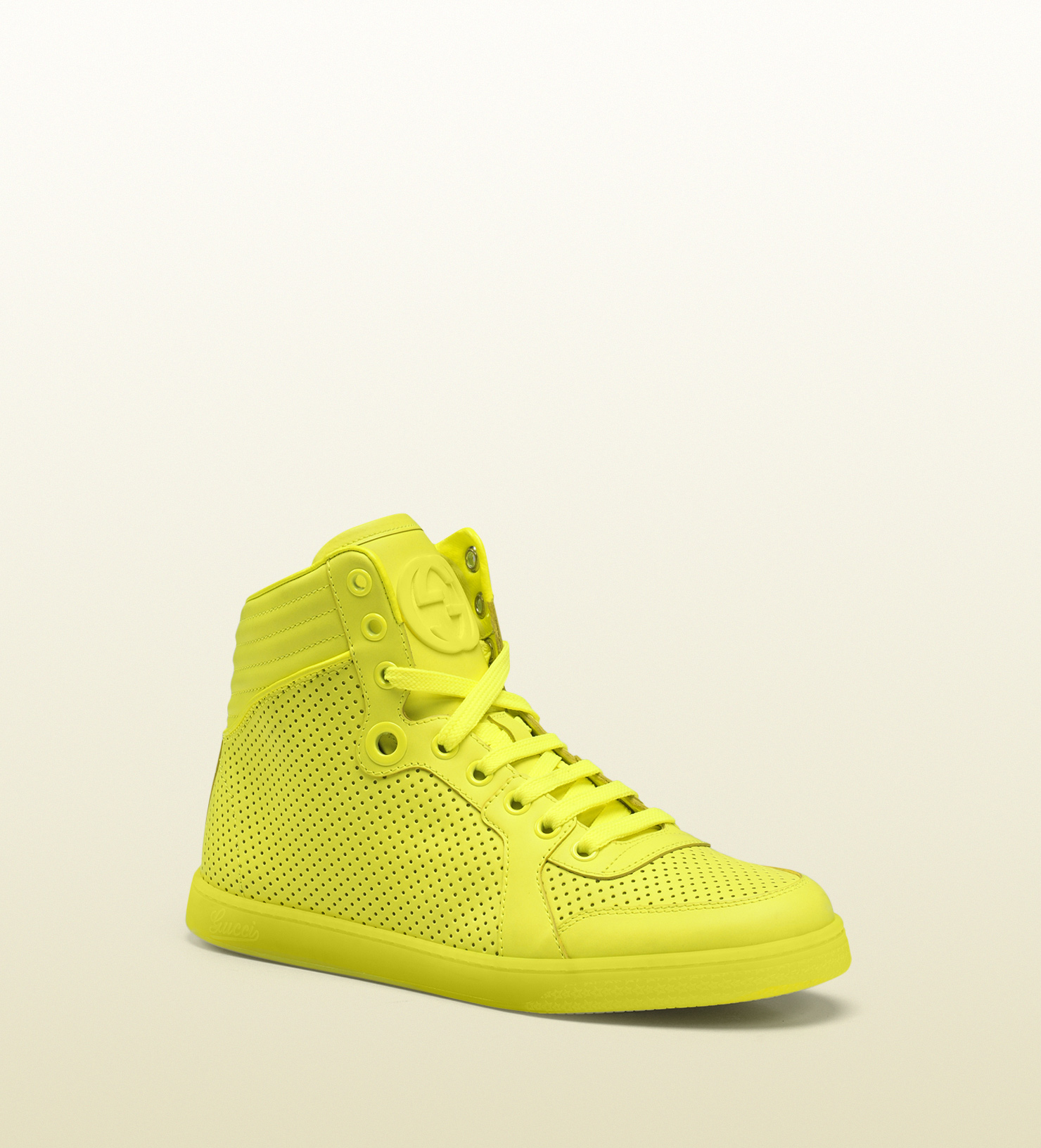 chaussure gucci fluo