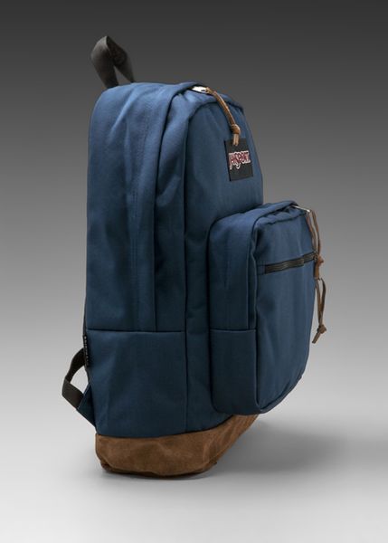 Jansport Right Pack Suede-Trimmed Backpack in Blue for Men (Navy) | Lyst