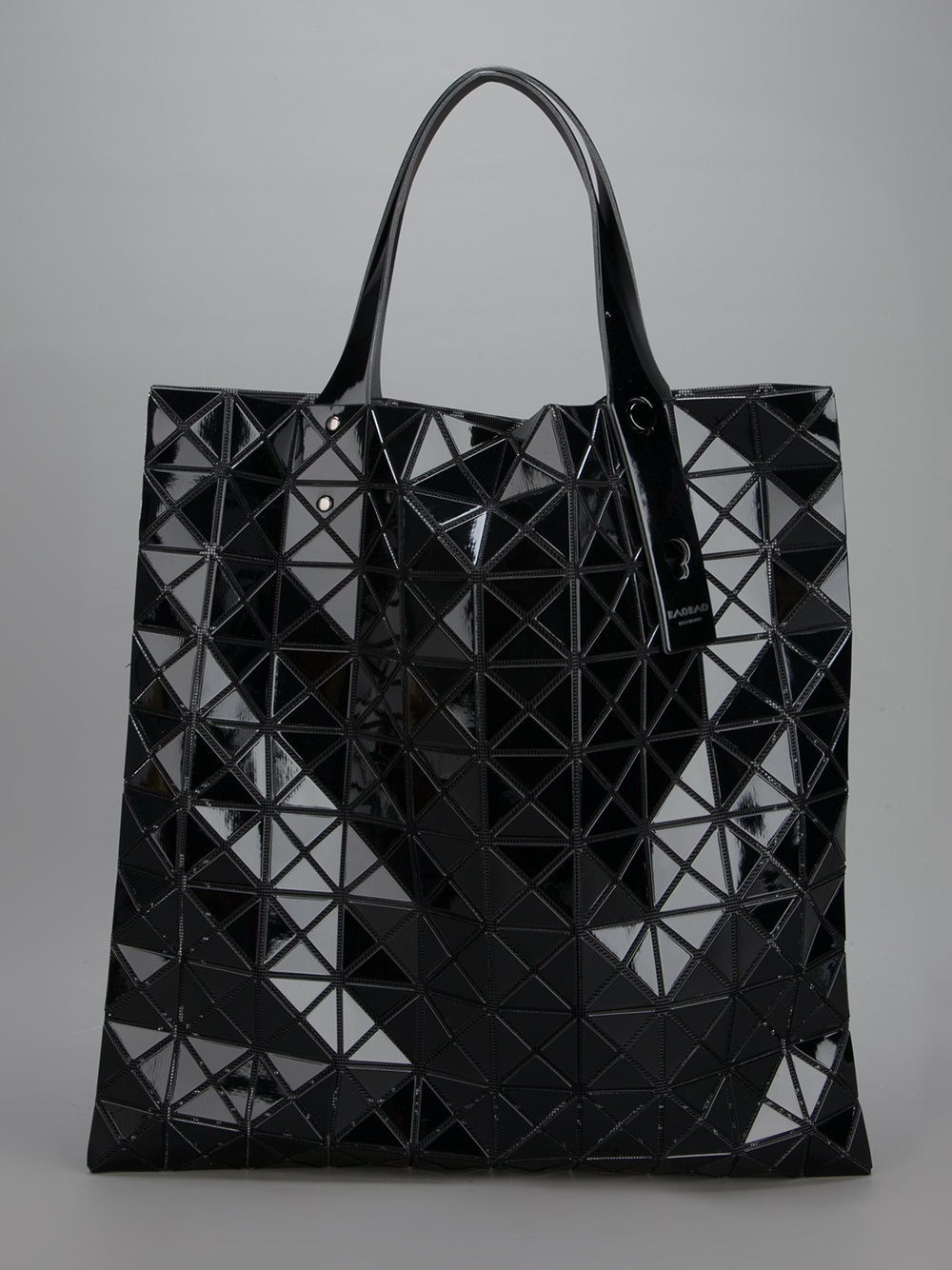 Lyst - Bao bao issey miyake Triangle Panel Shopper in Black