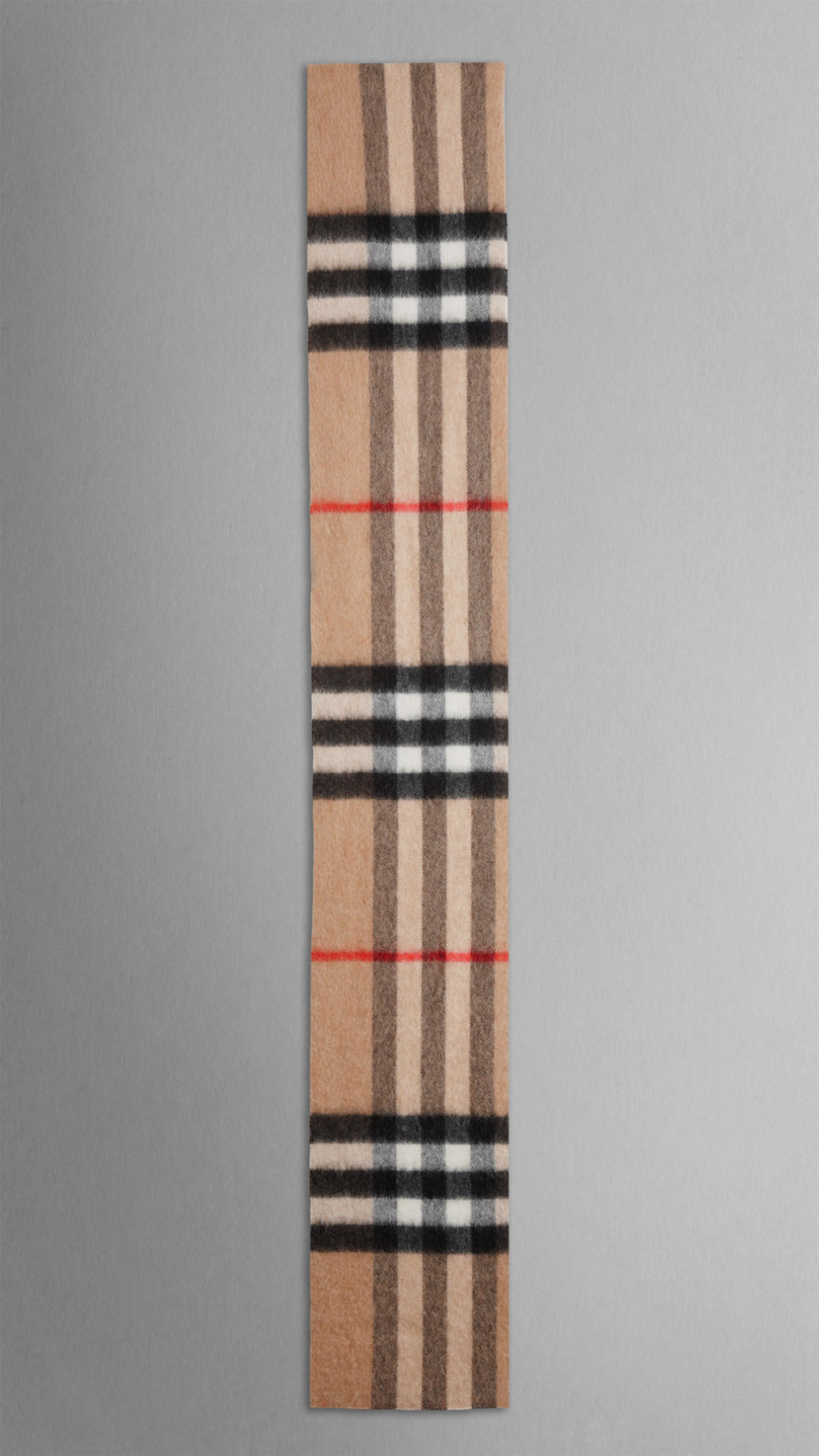 Lyst - Burberry Check Felted Cashmere Scarf for Men