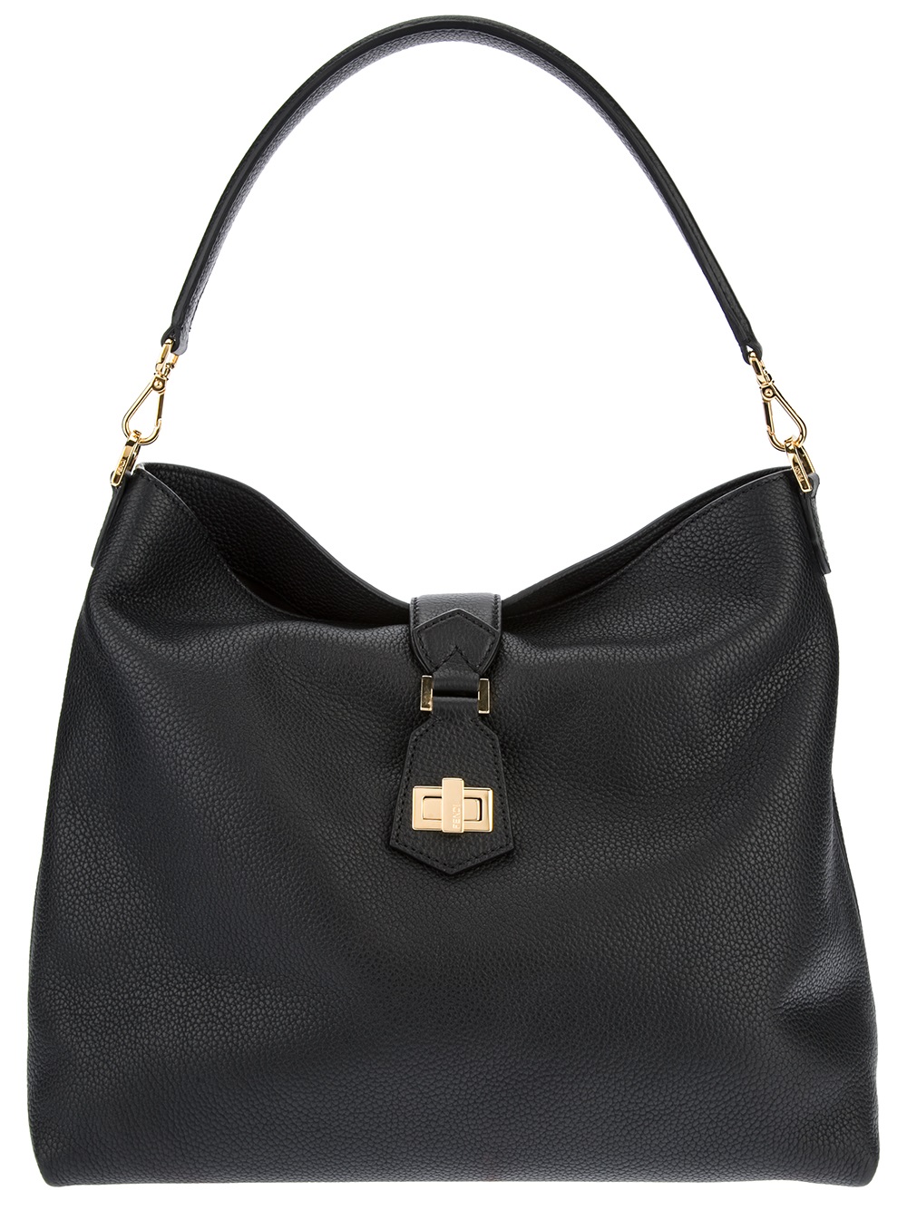 Fendi Classic Hobo Bag in Black | Lyst