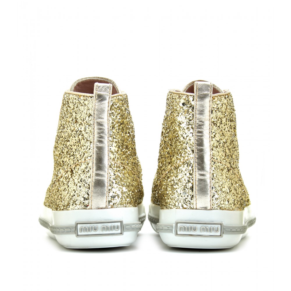 miu miu sparkle sneakers