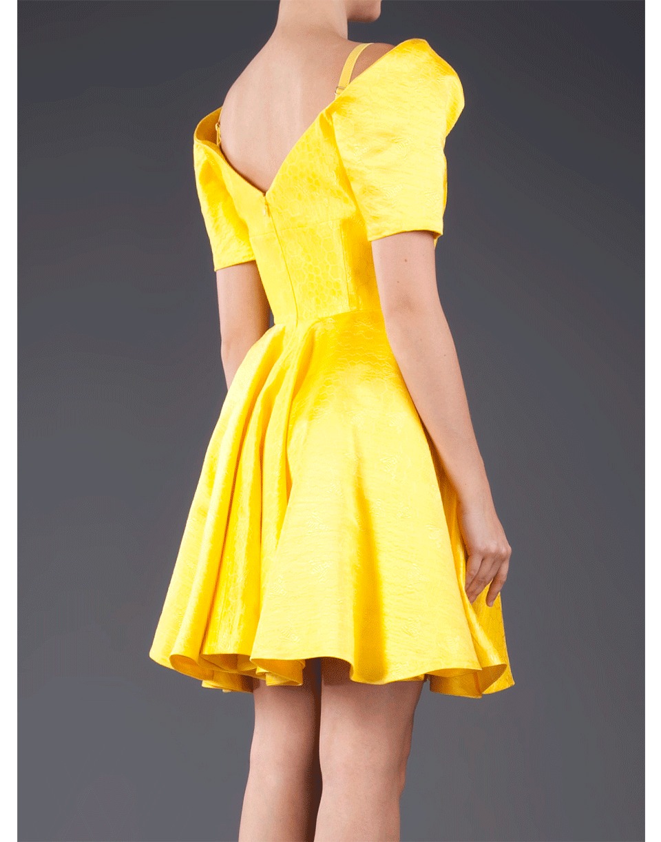 Alexander McQueen Yellow Dress