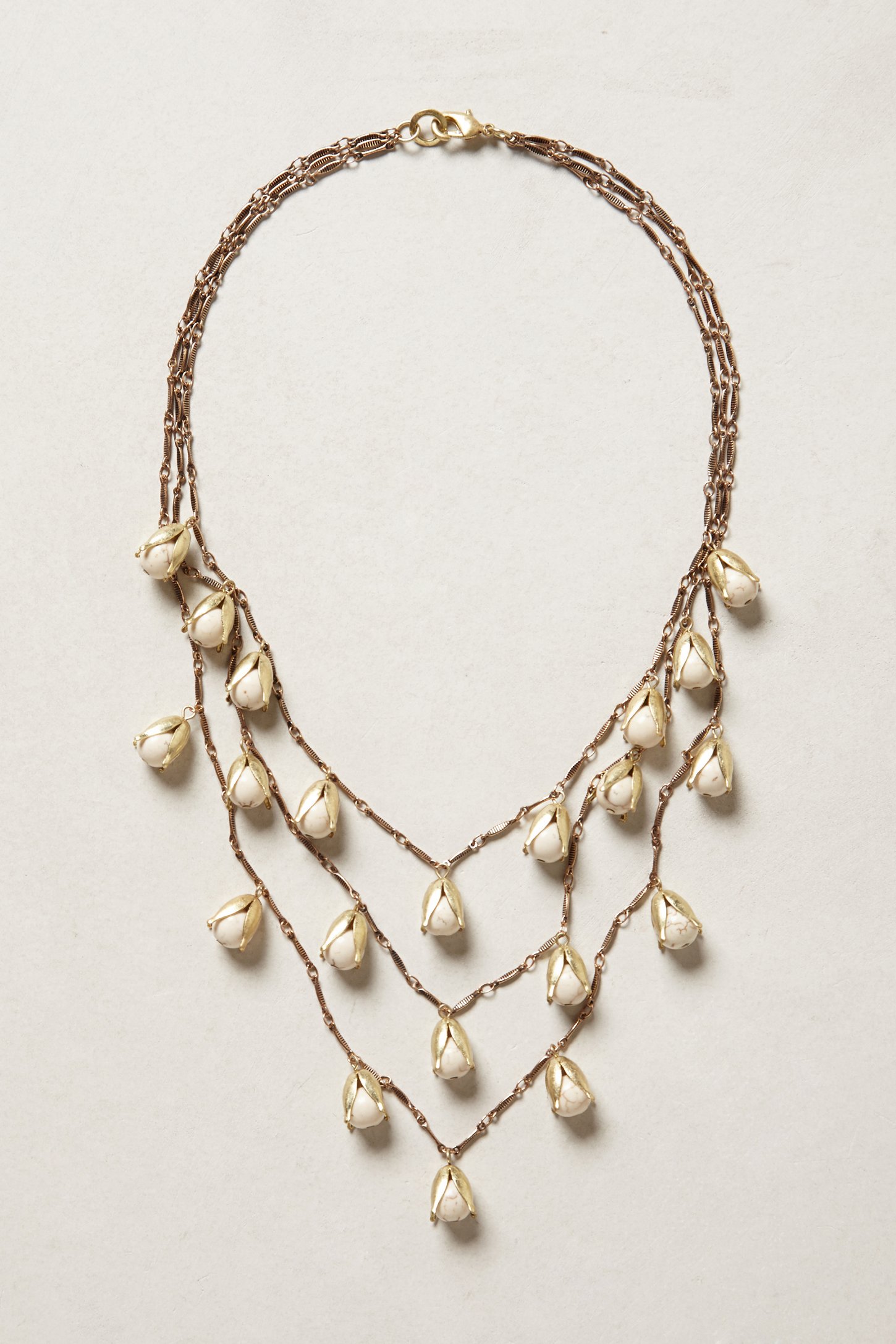 Lyst - Anthropologie Elemental Necklace in White