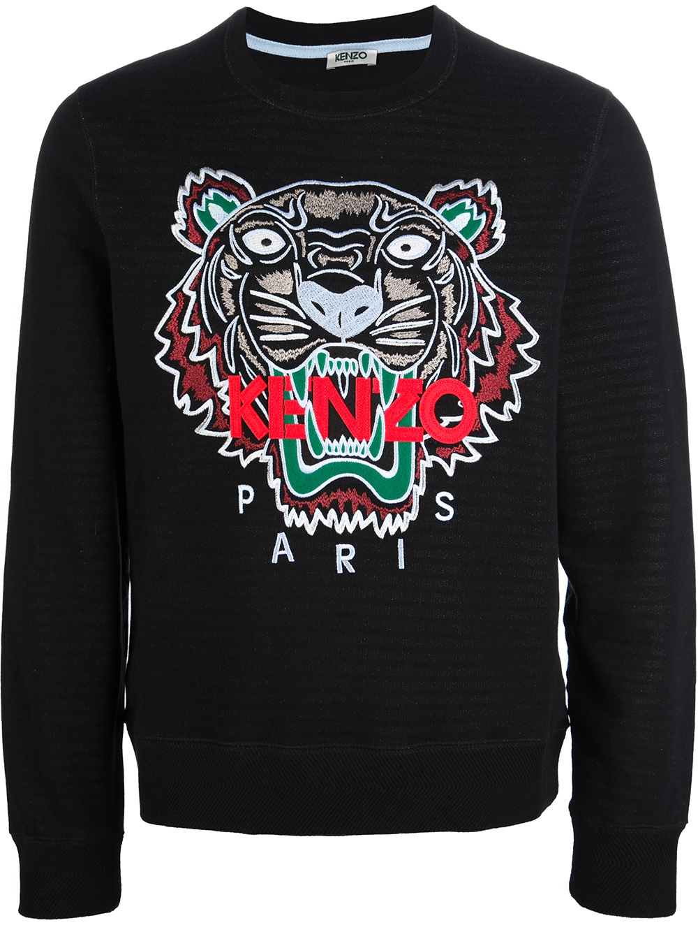 Kenzo Slogan Tiger Print Sweatshirt in Black for Men Lyst