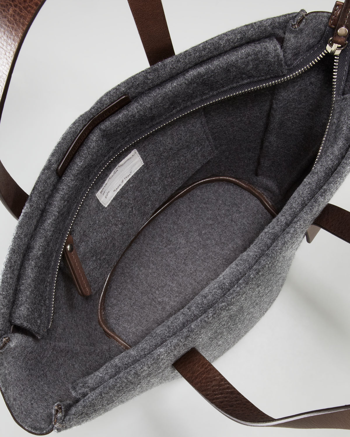 the felt flannel small tote bag