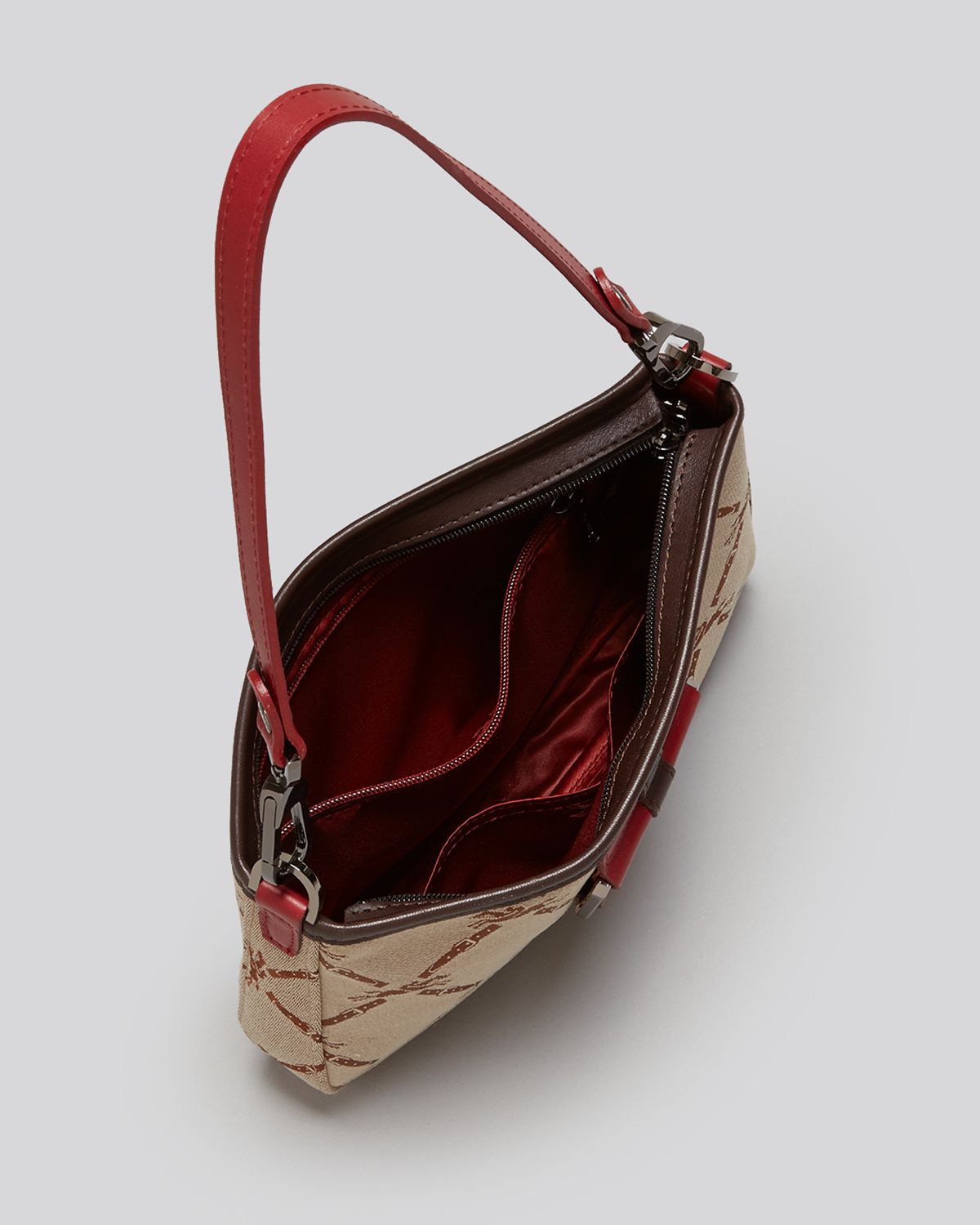 mini jacquard shoulder bag