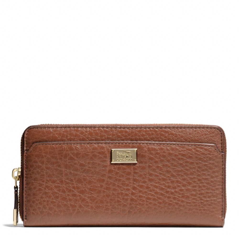 coach wallets chestnut