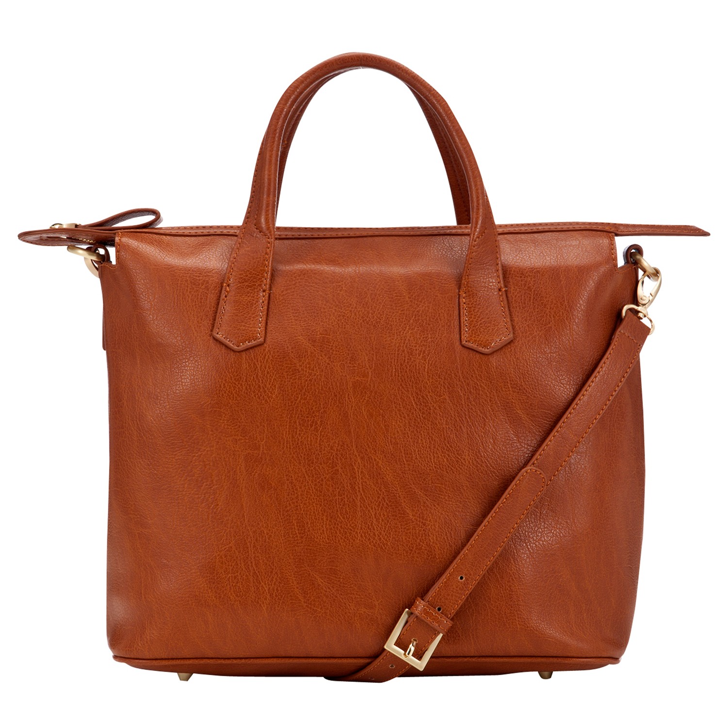 John Lewis New Grainy Soft Tote Handbag in Brown (Tan) | Lyst