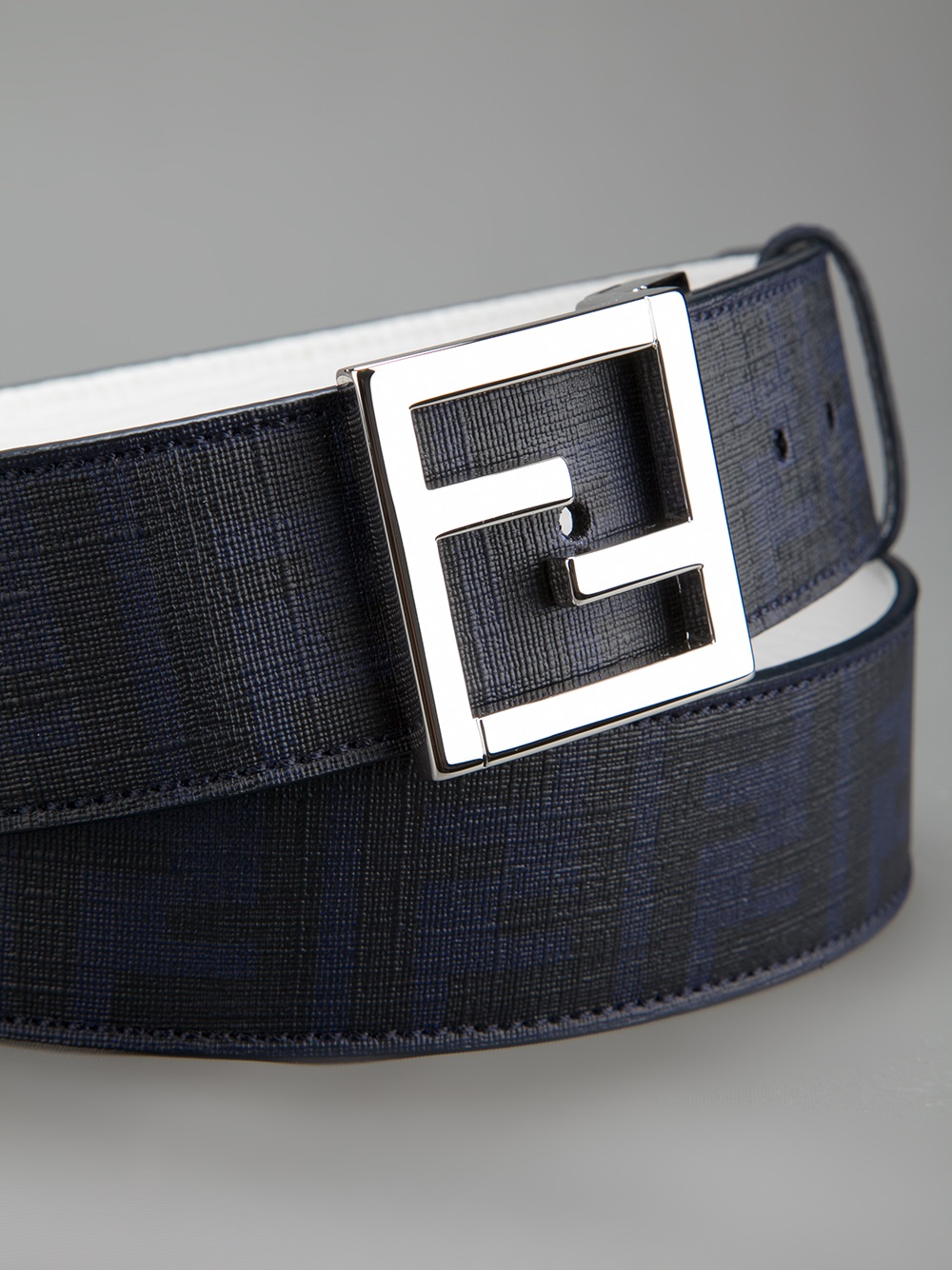 fendi white belt
