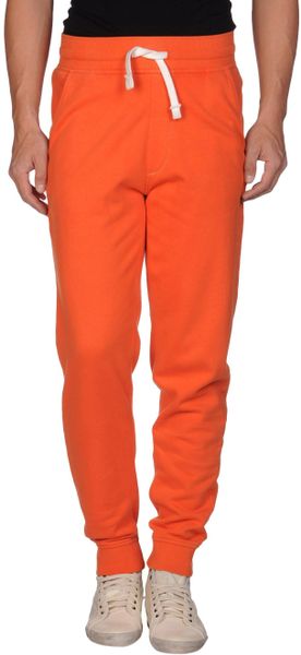 Originals By Jack & Jones Sweatpants in Orange for Men | Lyst