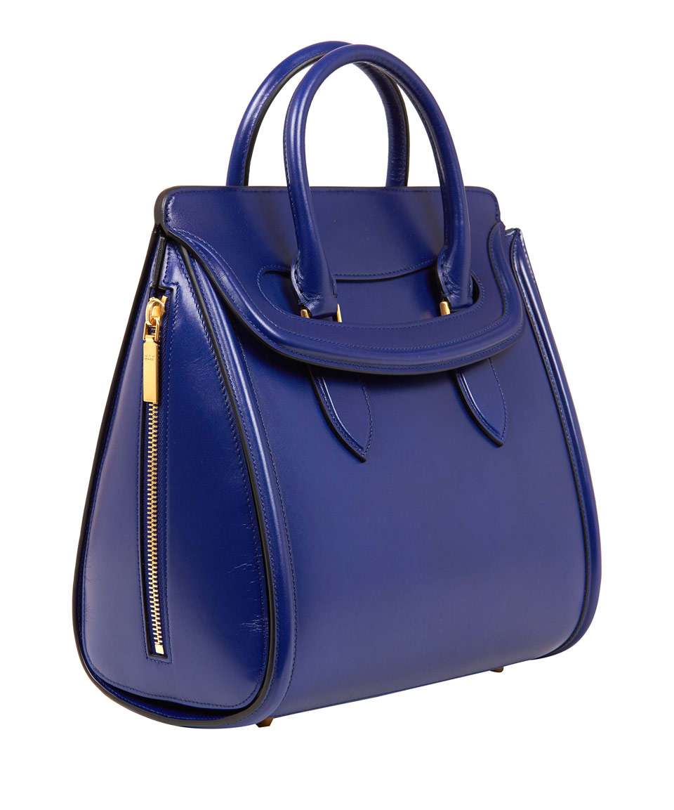 alexander mcqueen blue bag