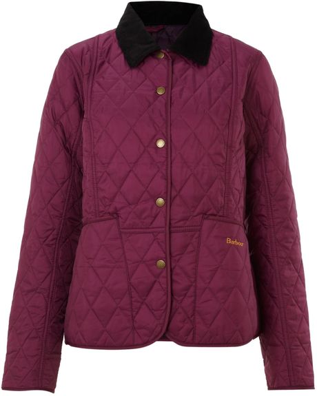 Barbour Summer Liddesdale Quilted Jacket in Purple | Lyst