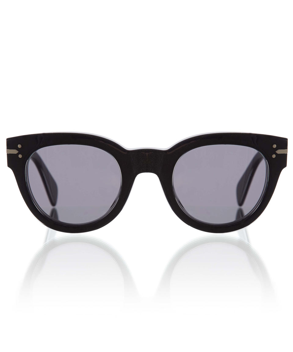 Lyst - Céline Black New Butterfly Sunglasses in Black