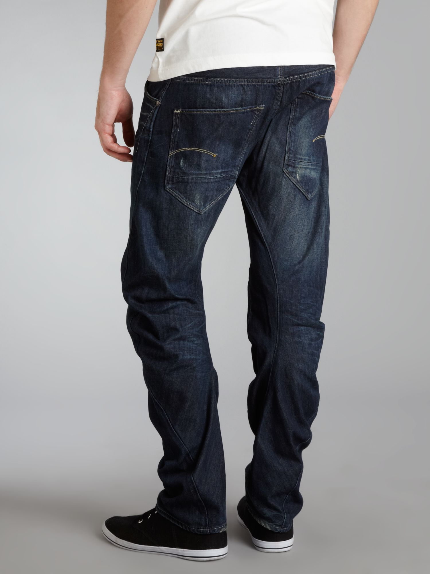 G-star raw Arc 3d Loose Tapered Jeans in Blue for Men | Lyst