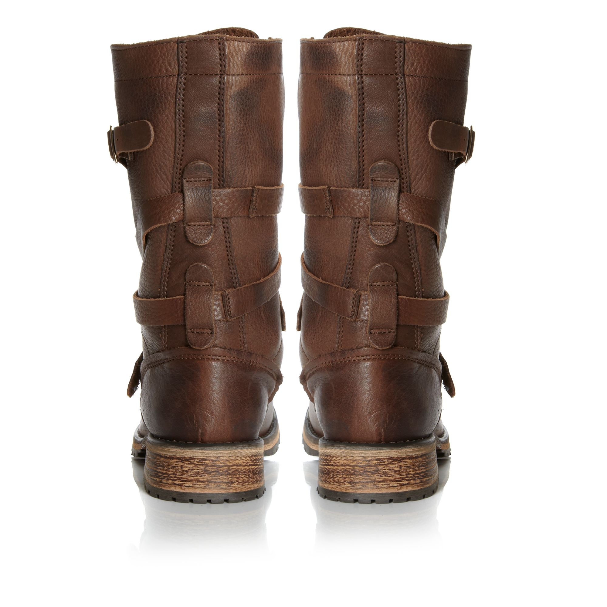 steve madden banddit buckle boot