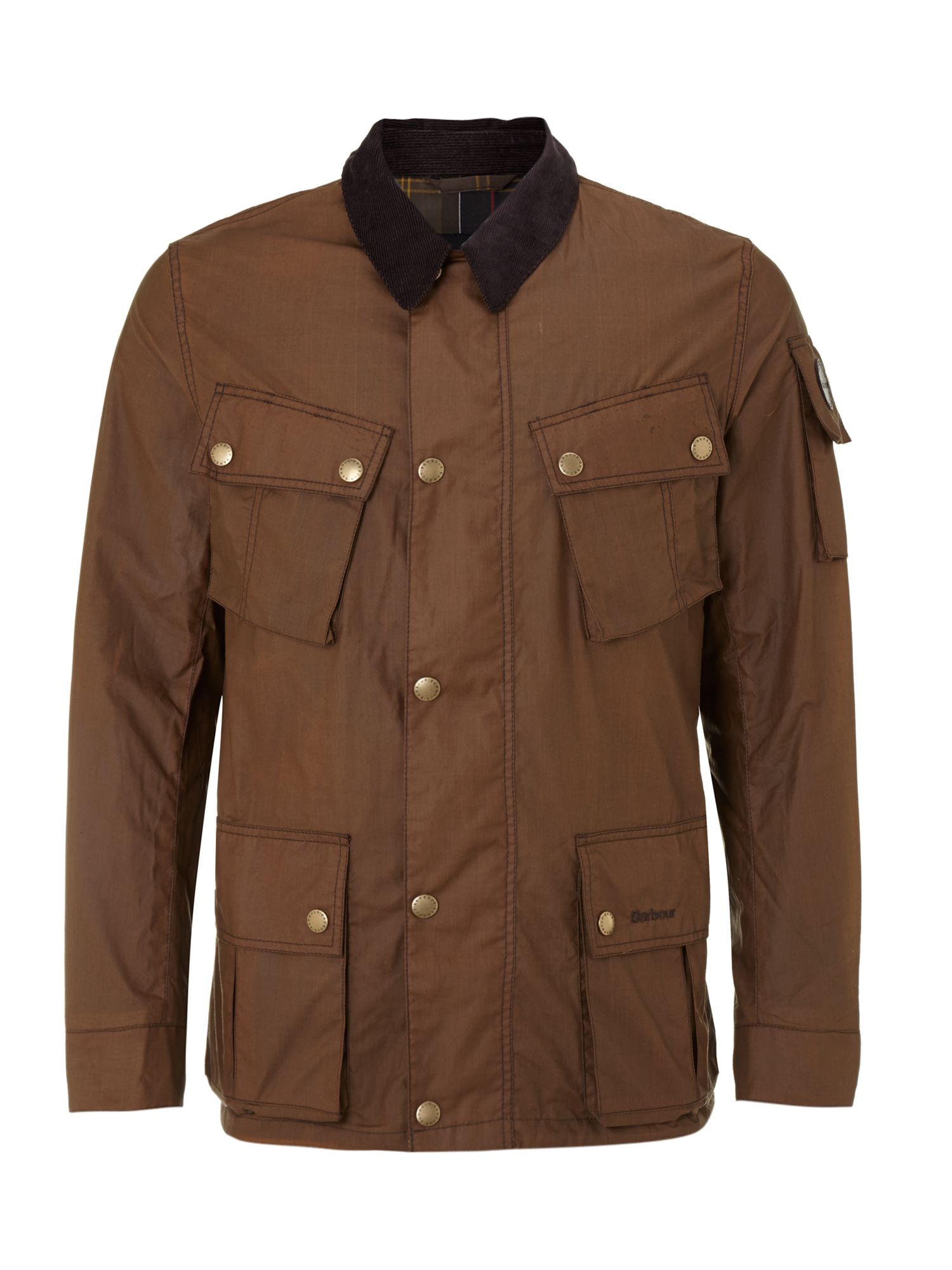 Barbour Lowland Wax Jacket in Brown for Men | Lyst