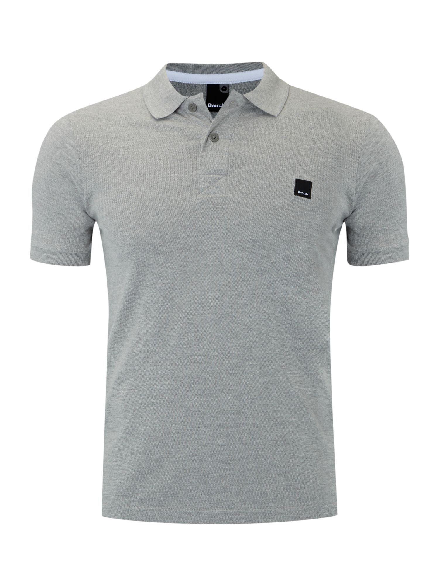 Bench Contrast Collar Polo Shirt in Gray for Men | Lyst