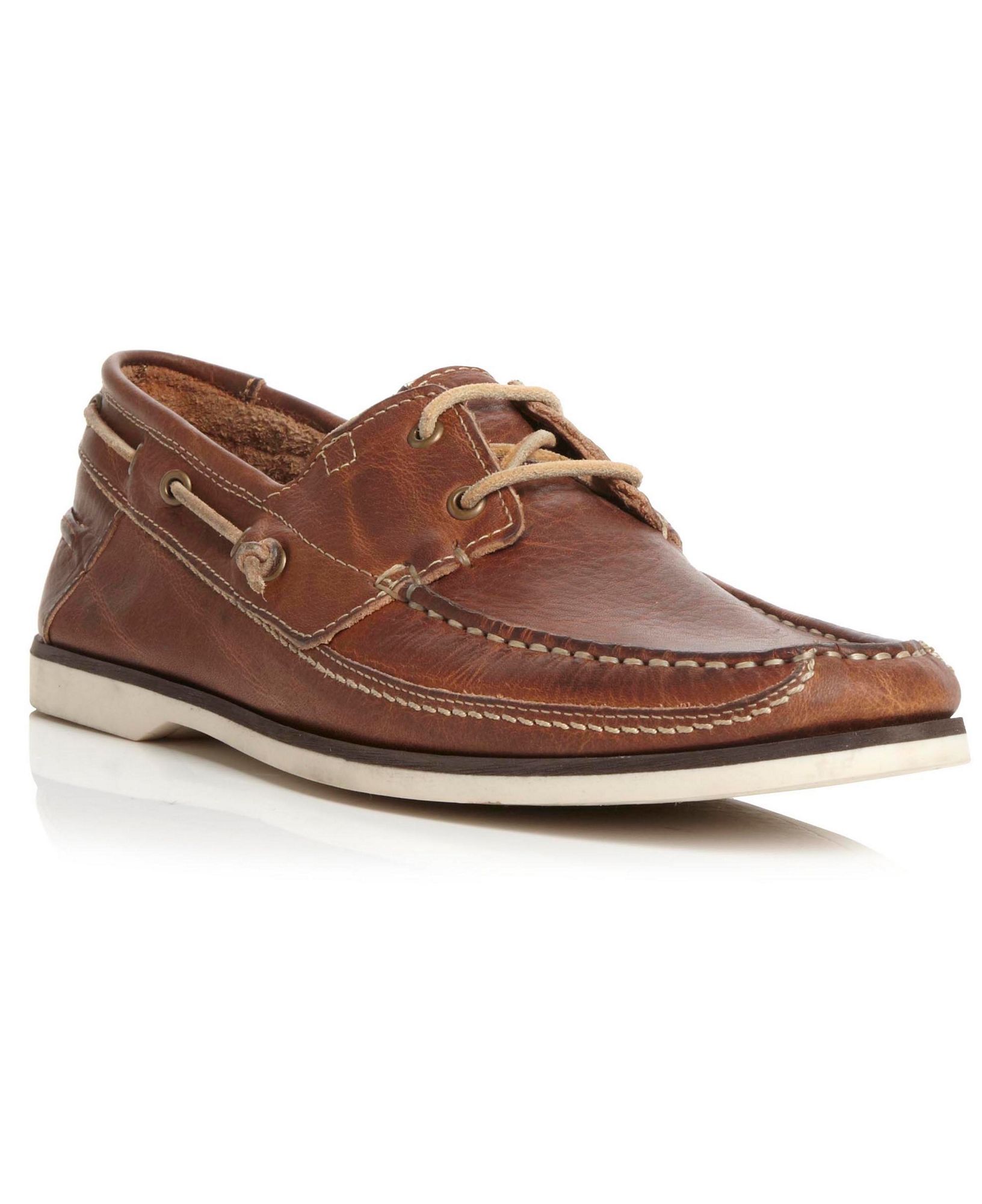 Dune Blouis Boat Shoes in Brown for Men (Tan) | Lyst