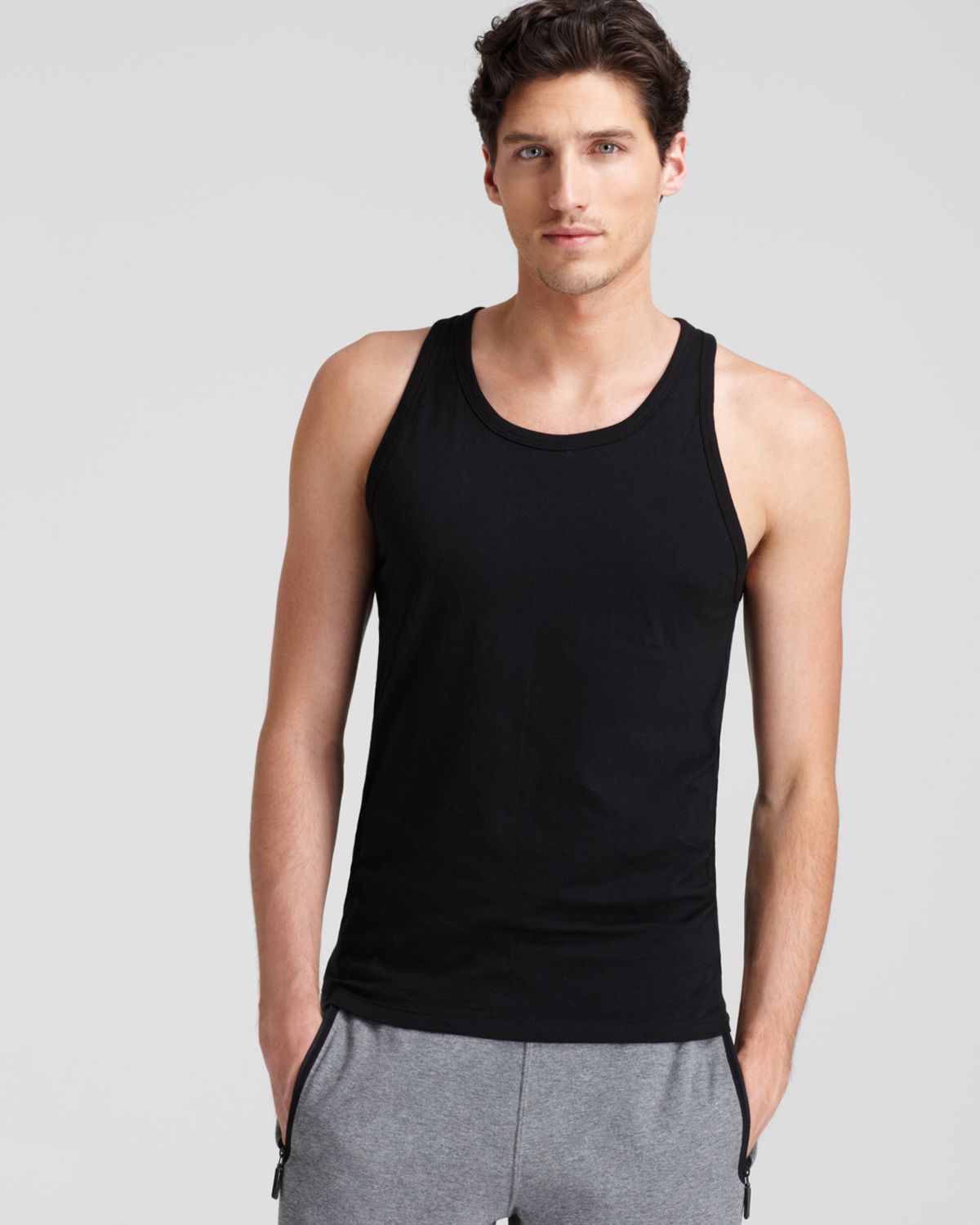 Lyst - Calvin Klein Slim Fit Body Tank in Black for Men