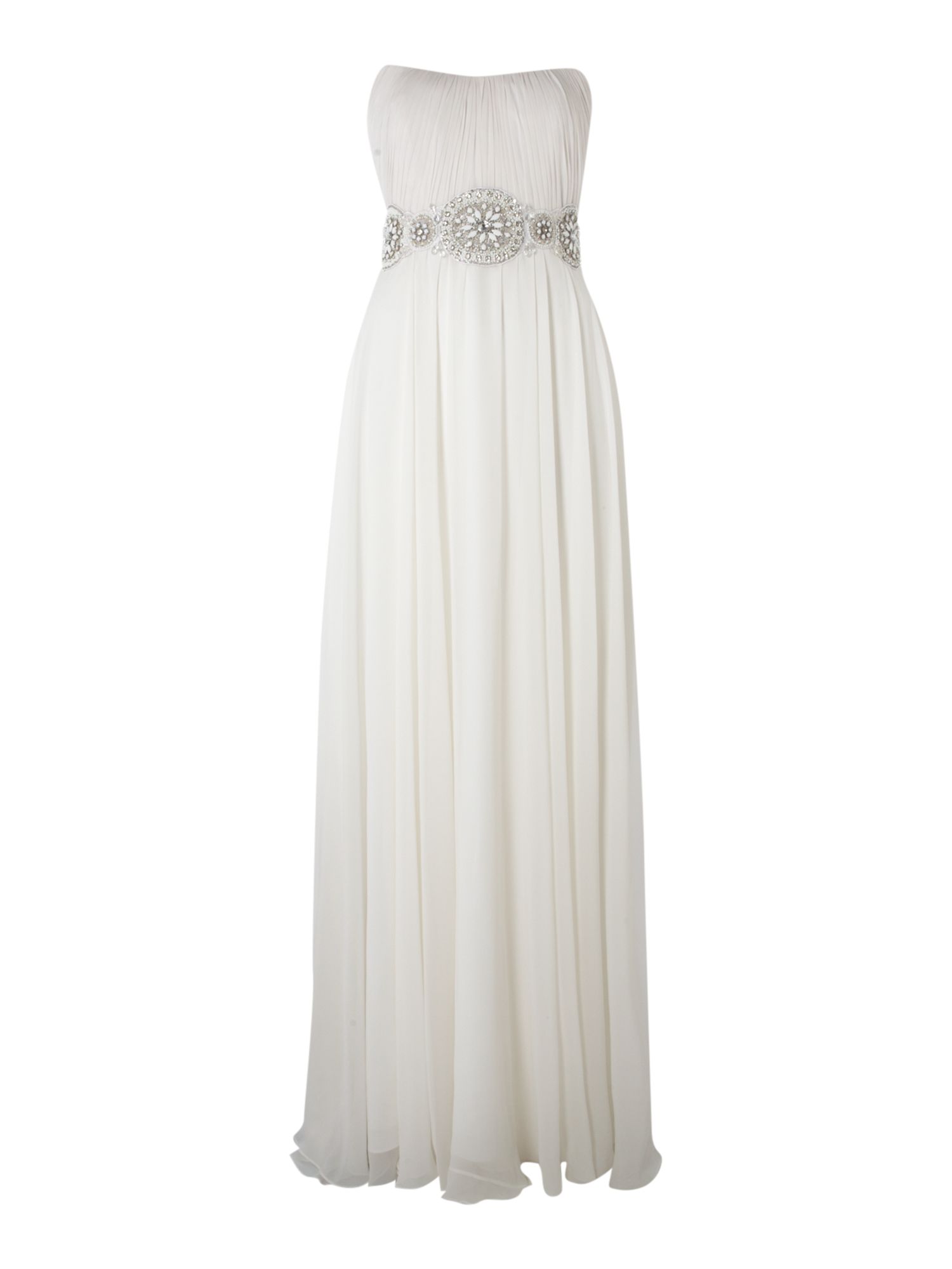 Theia Silk Chiffon Goddess Bridal Dress in White | Lyst
