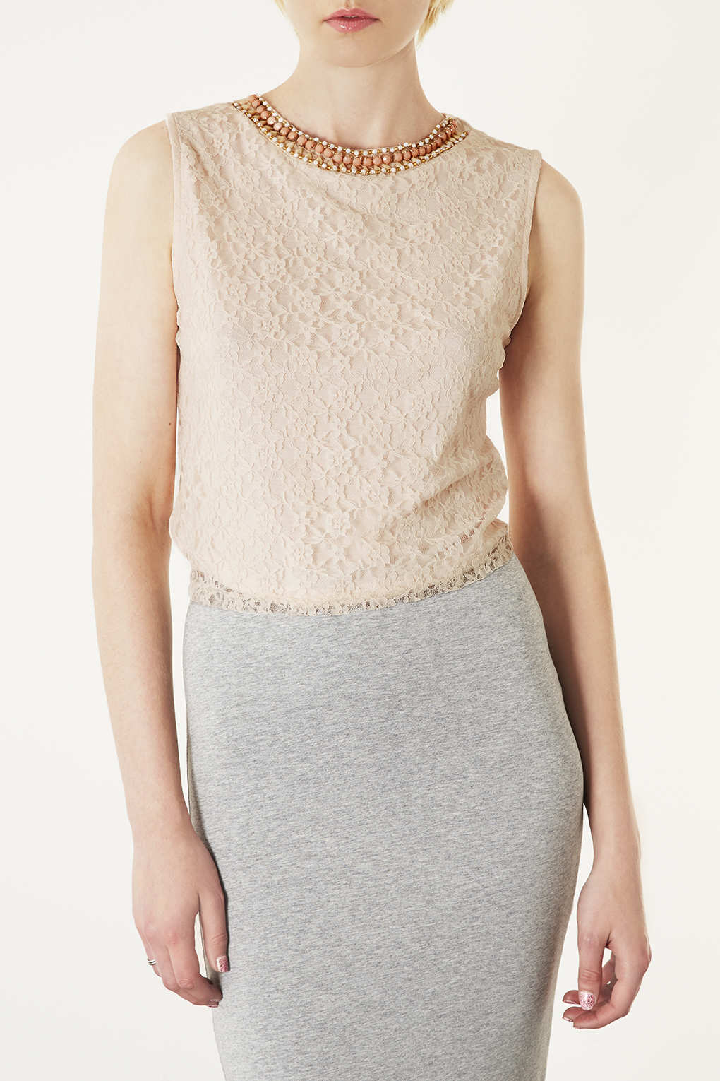 lace and beads topshop
