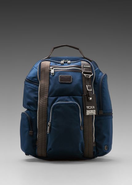 Tumi Alpha Bravo Kingsville Deluxe Brief Pack in Blue | Lyst