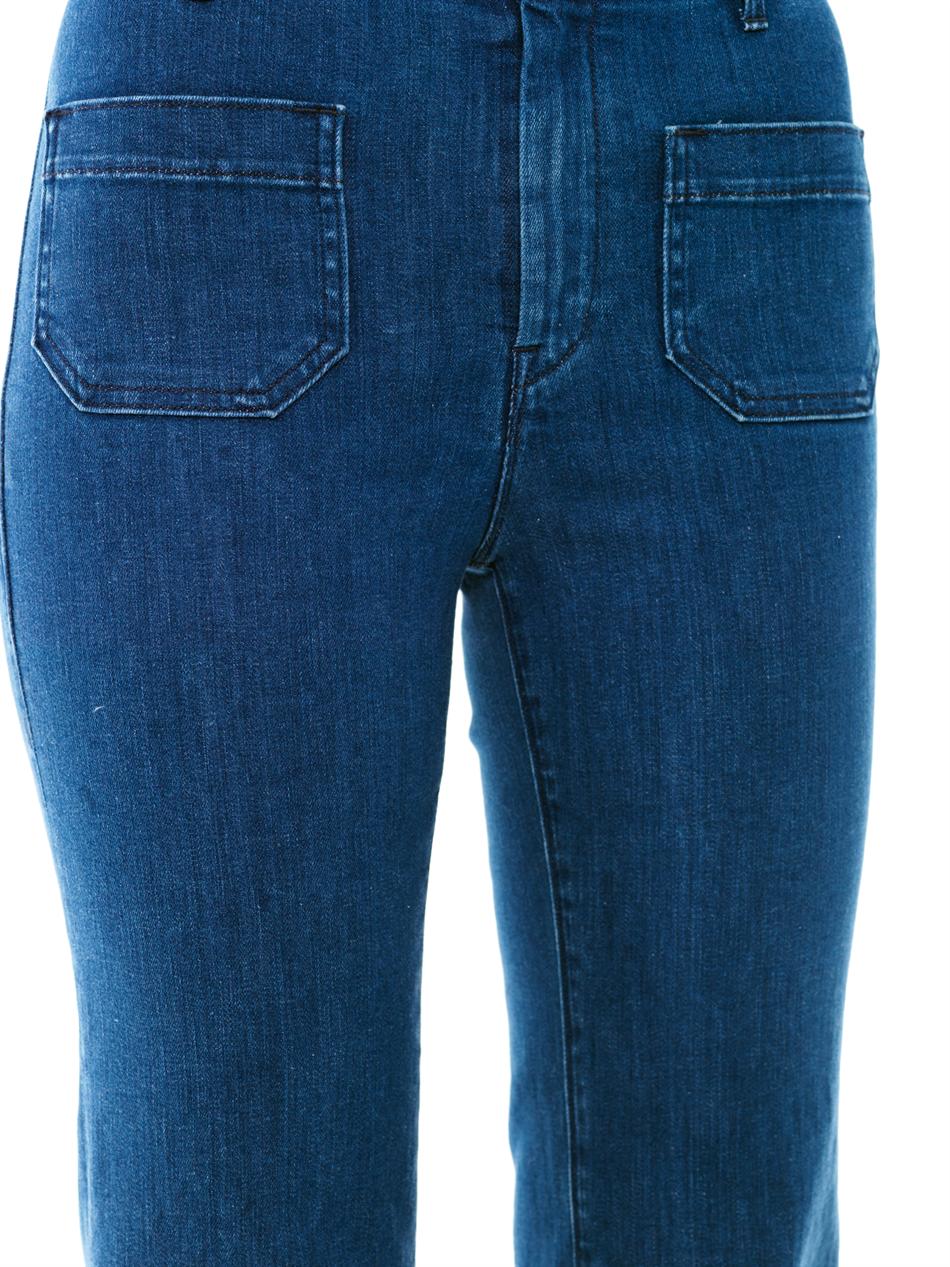 Lyst - The Seafarer Circle Highrise Flared Jeans in Blue