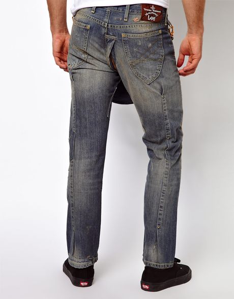 Vivienne Westwood Anglomania Bondage Jeans in Blue for Men | Lyst