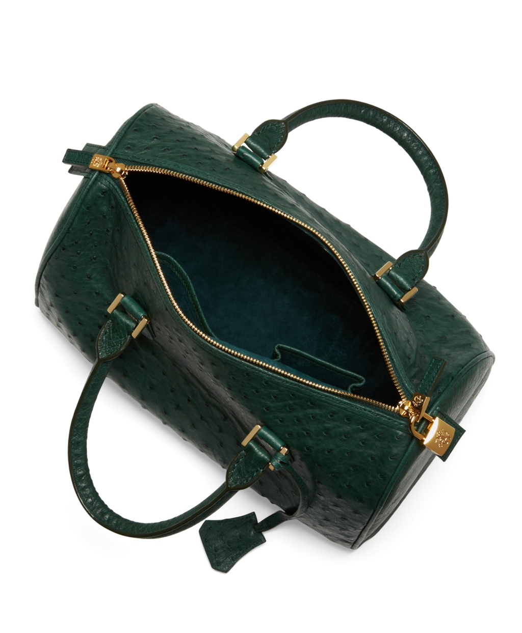 Lyst Brooks Brothers Ostrich Barrel Bag in Green