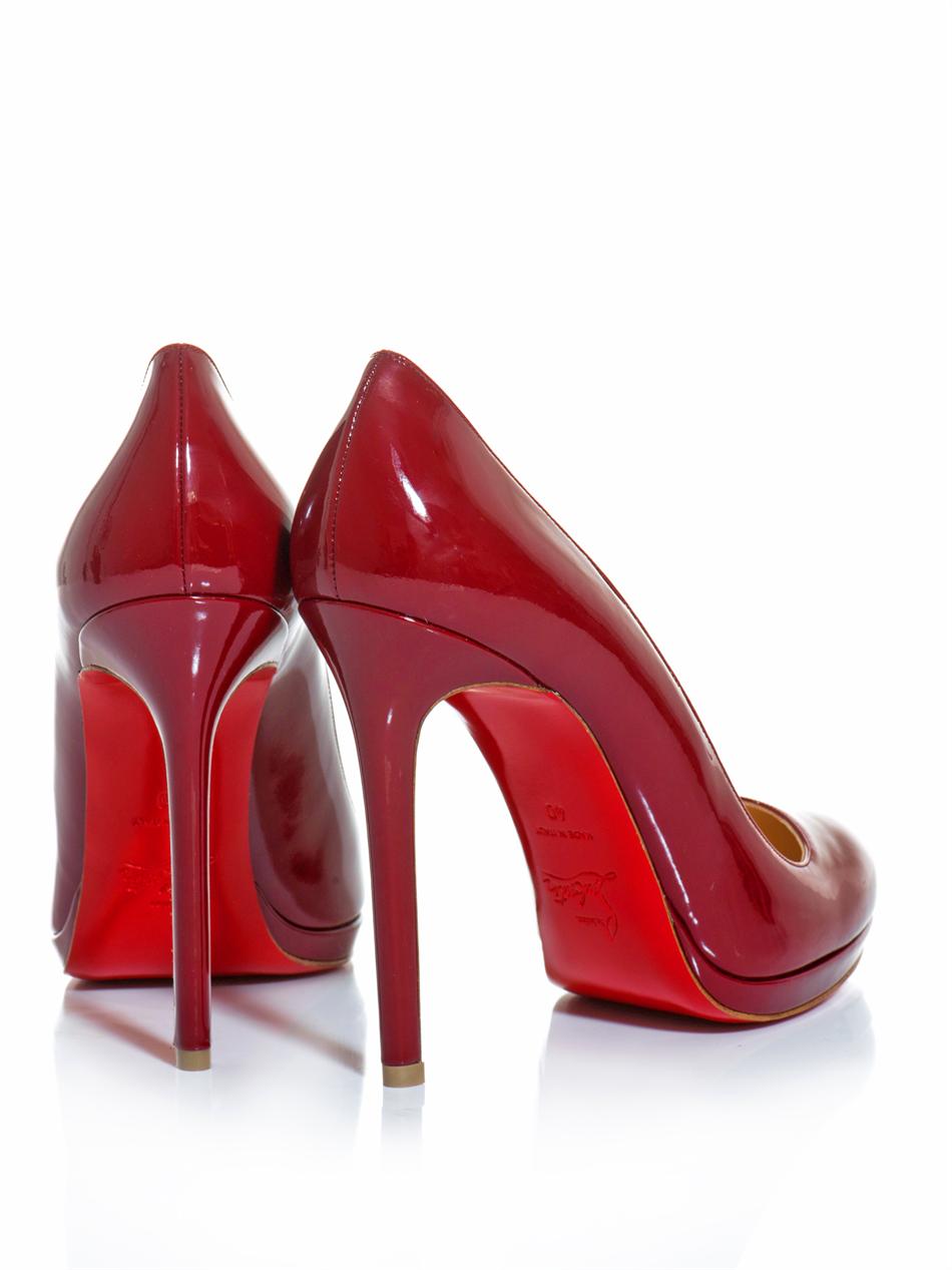 Lyst - Christian Louboutin Neofilo 120mm Patent Leather Shoes in Red