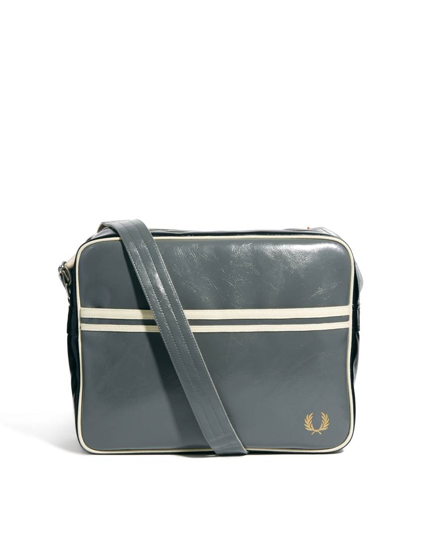 Lyst - Fred Perry Classic Messenger Bag in Blue for Men