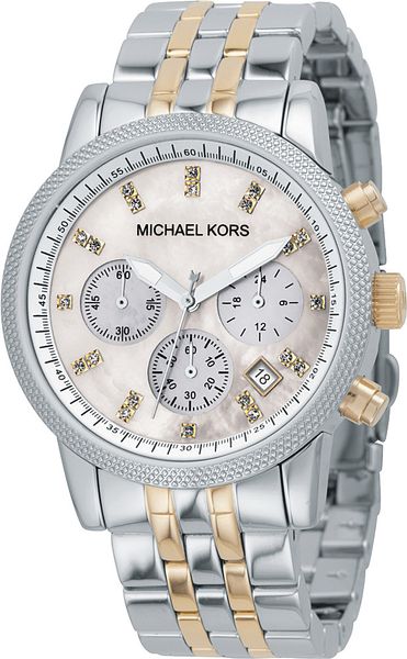 Michael Kors Mk5057 Ritz Stainless Steel And Gold-Plated Watch - For ...
