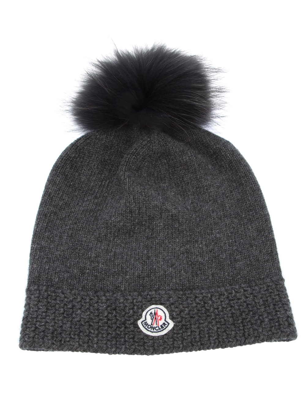 Lyst - Moncler Bobble Hat in Gray