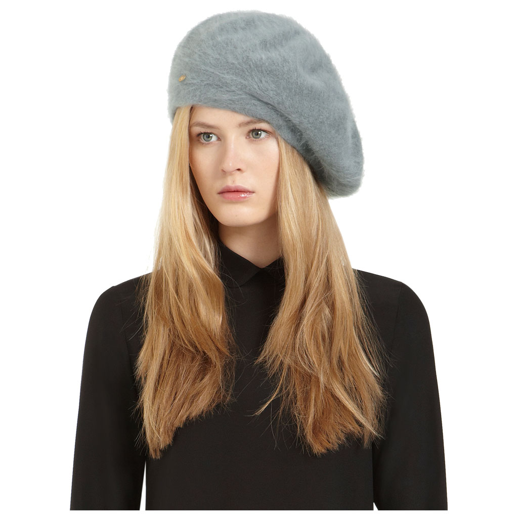Lyst Mulberry Beret in Gray