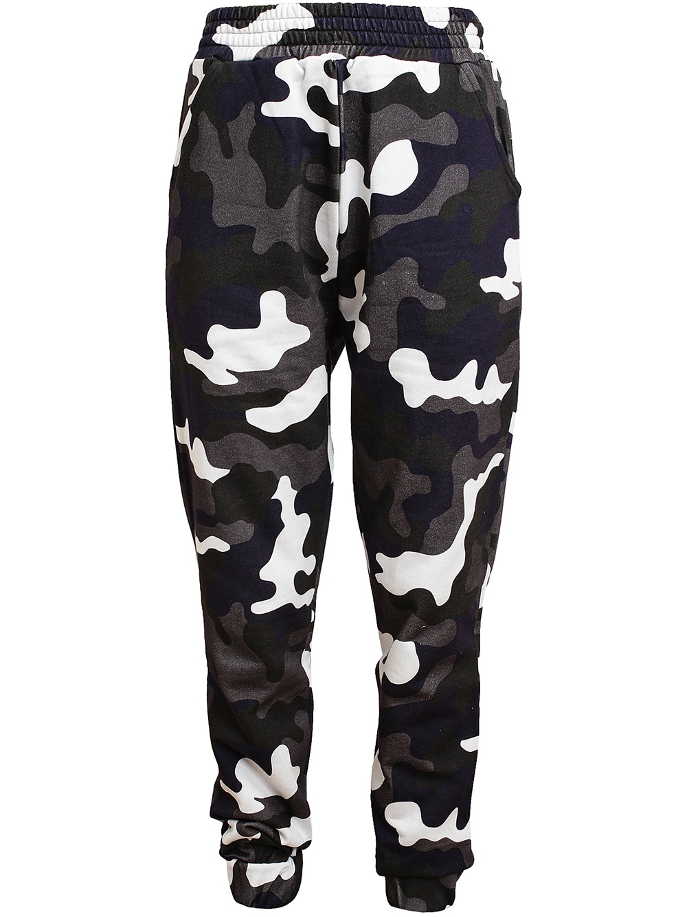 Lyst - Christopher kane Camouflage Printed Jersey Sweatshirt Pants in Gray