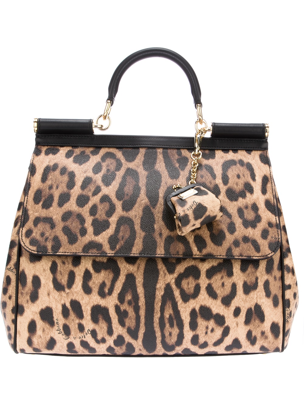 Dolce & Gabbana Leopard Print Tote in Animal (leopard) | Lyst