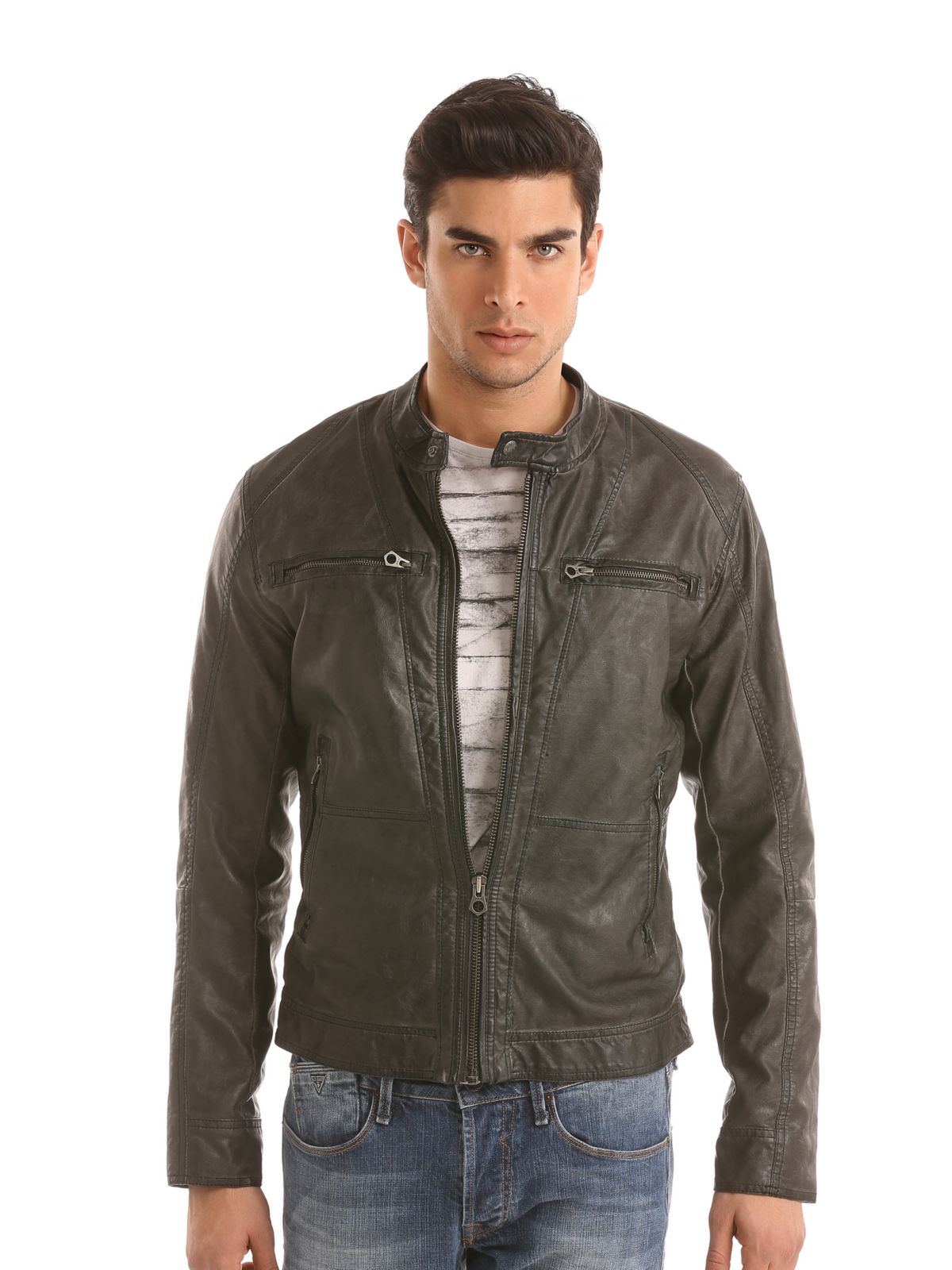 Guess Seth Jacket in Green for Men (Black) | Lyst