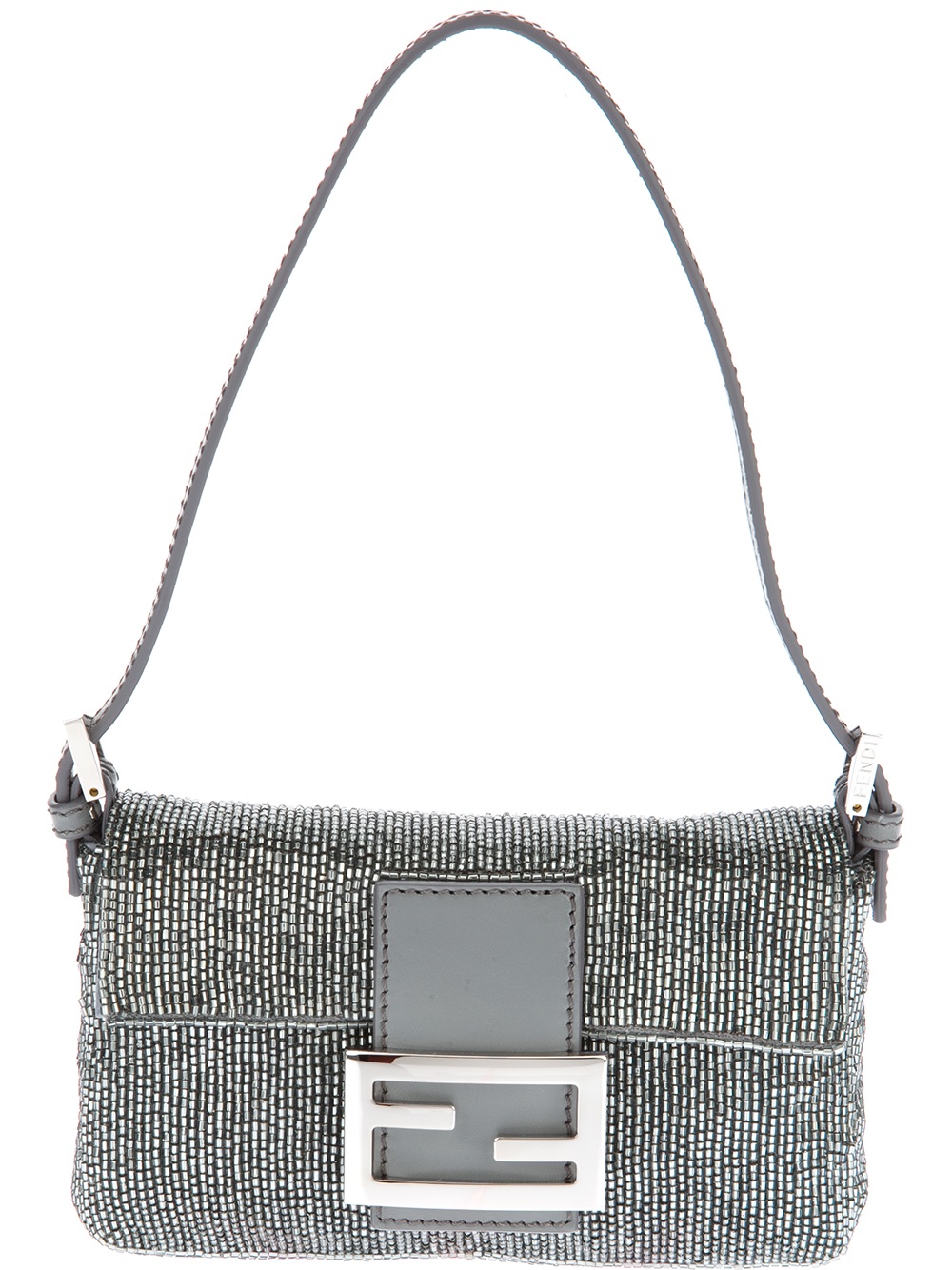 Lyst - Fendi Palladio Baguette Shoulder Bag in Gray