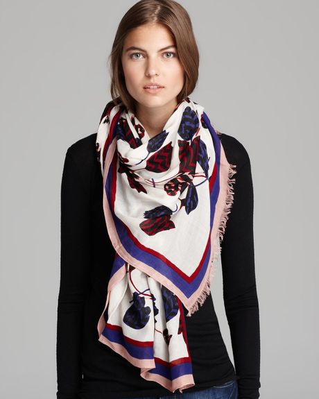 Marc By Marc Jacobs Mareika Tulip Scarf in Multicolor (Sandshell Multi ...