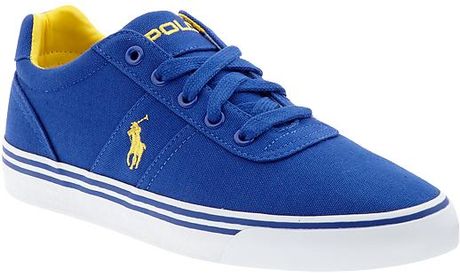 Polo Ralph Lauren Hanford Canvas Sneakers in Blue for Men (Deep Royal ...