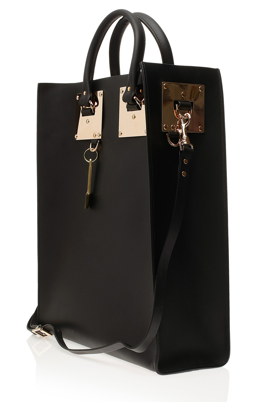 Lyst - Sophie Hulme Large Classic Tote Bag in Black