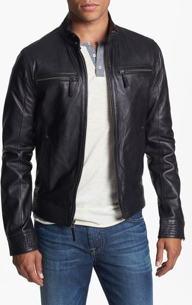 7 Diamonds Sprint Leather Jacket in Black for Men | Lyst