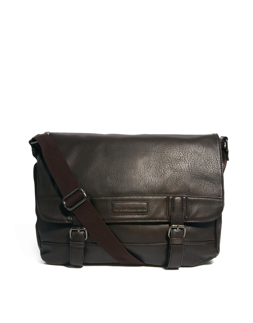 French connection Messenger Bag in Brown for Men | Lyst