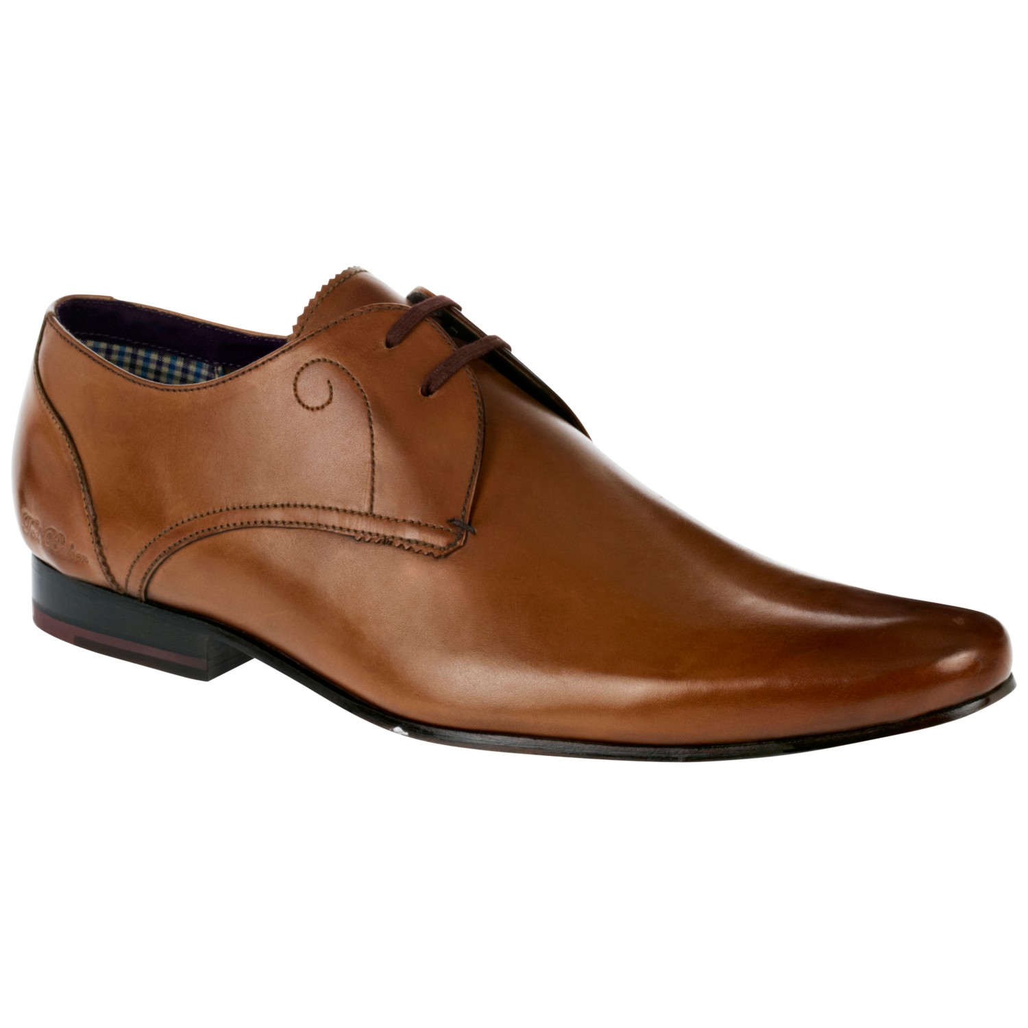 Ted Baker Leather Derby Shoes in Brown for Men (Tan) | Lyst